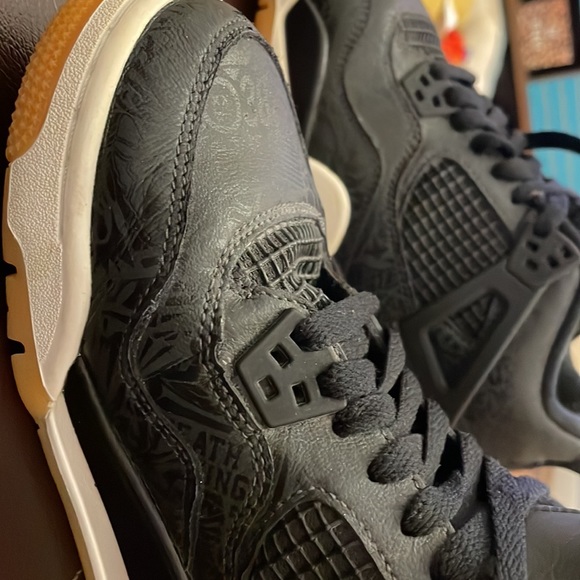 Air Jordan 4 Retro GS 'Laser used size 7y - Picture 6 of 10